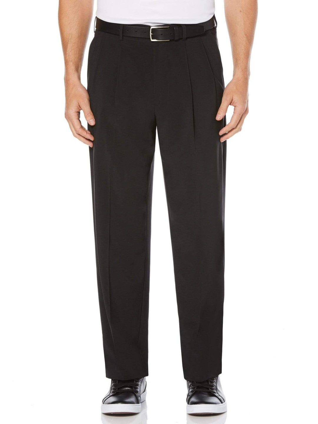 Men's Active Flex Waistband 4-Way Stretch Double Pleat Pant