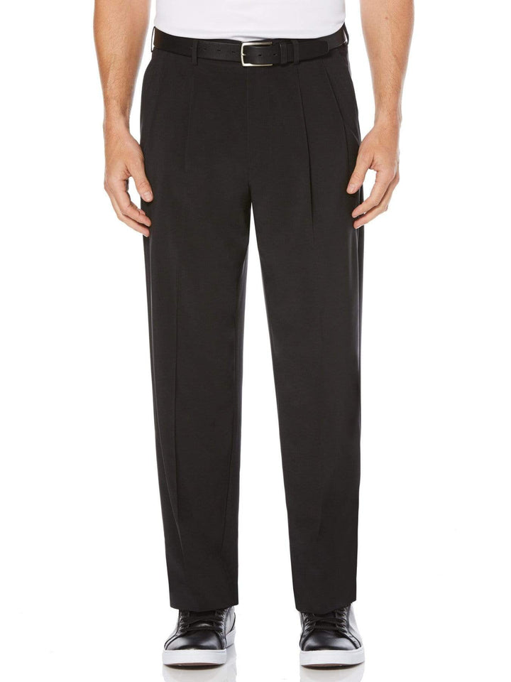 Men's Active Flex Waistband 4-Way Stretch Double Pleat Pant