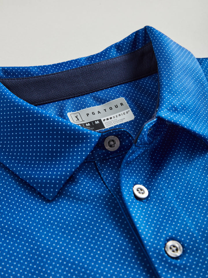 Men's AirFlux™ Color Block Golf Polo with Self Collar