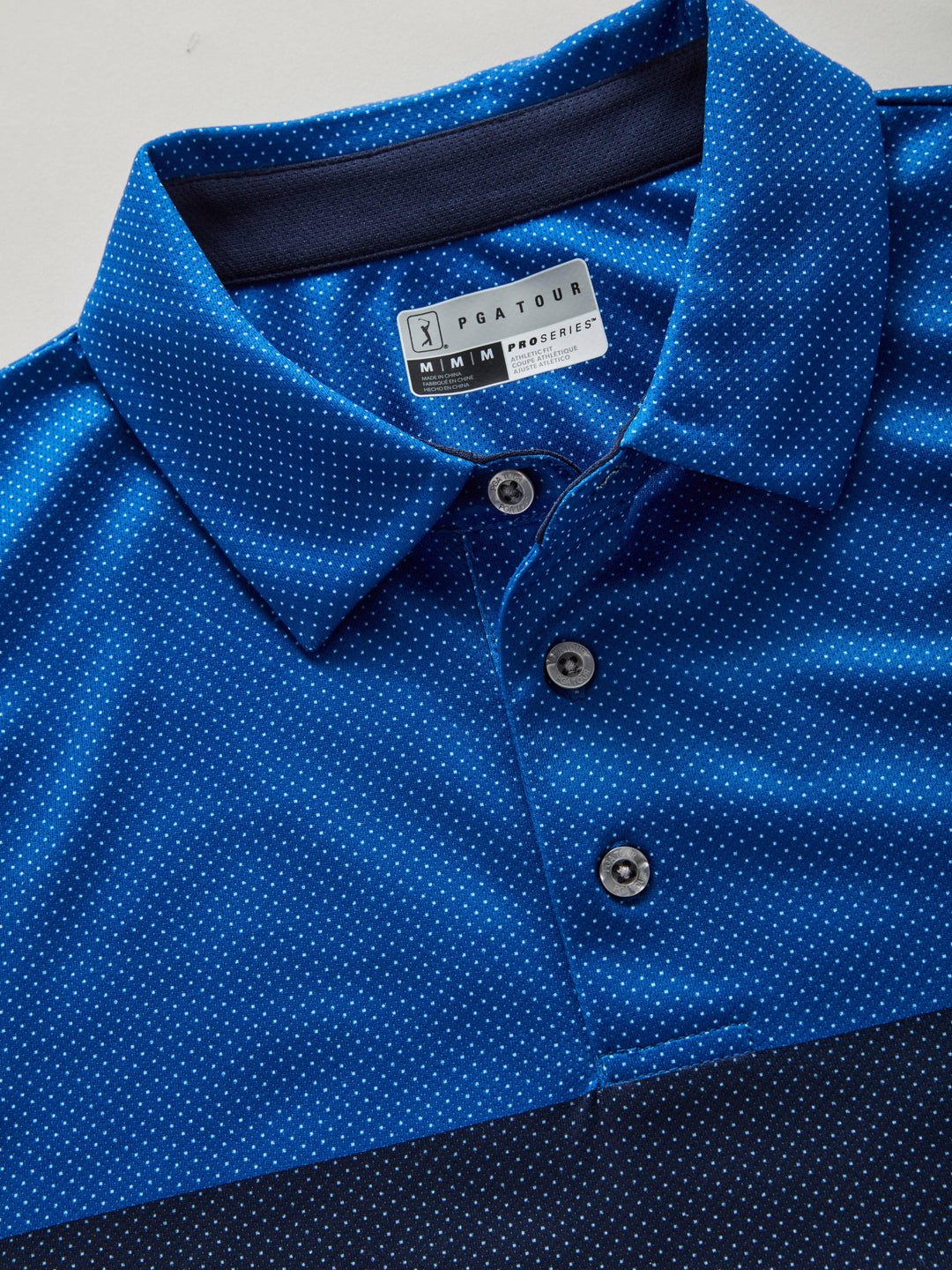 Men's AirFlux™ Color Block Golf Polo with Self Collar