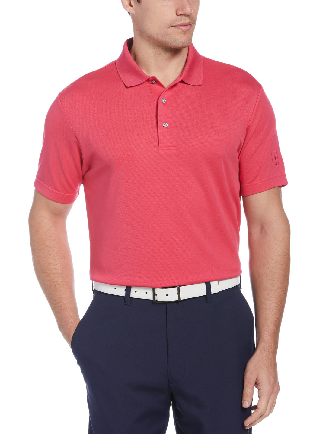 AirFlux™ Solid Golf Polo (Bossy Pink) 