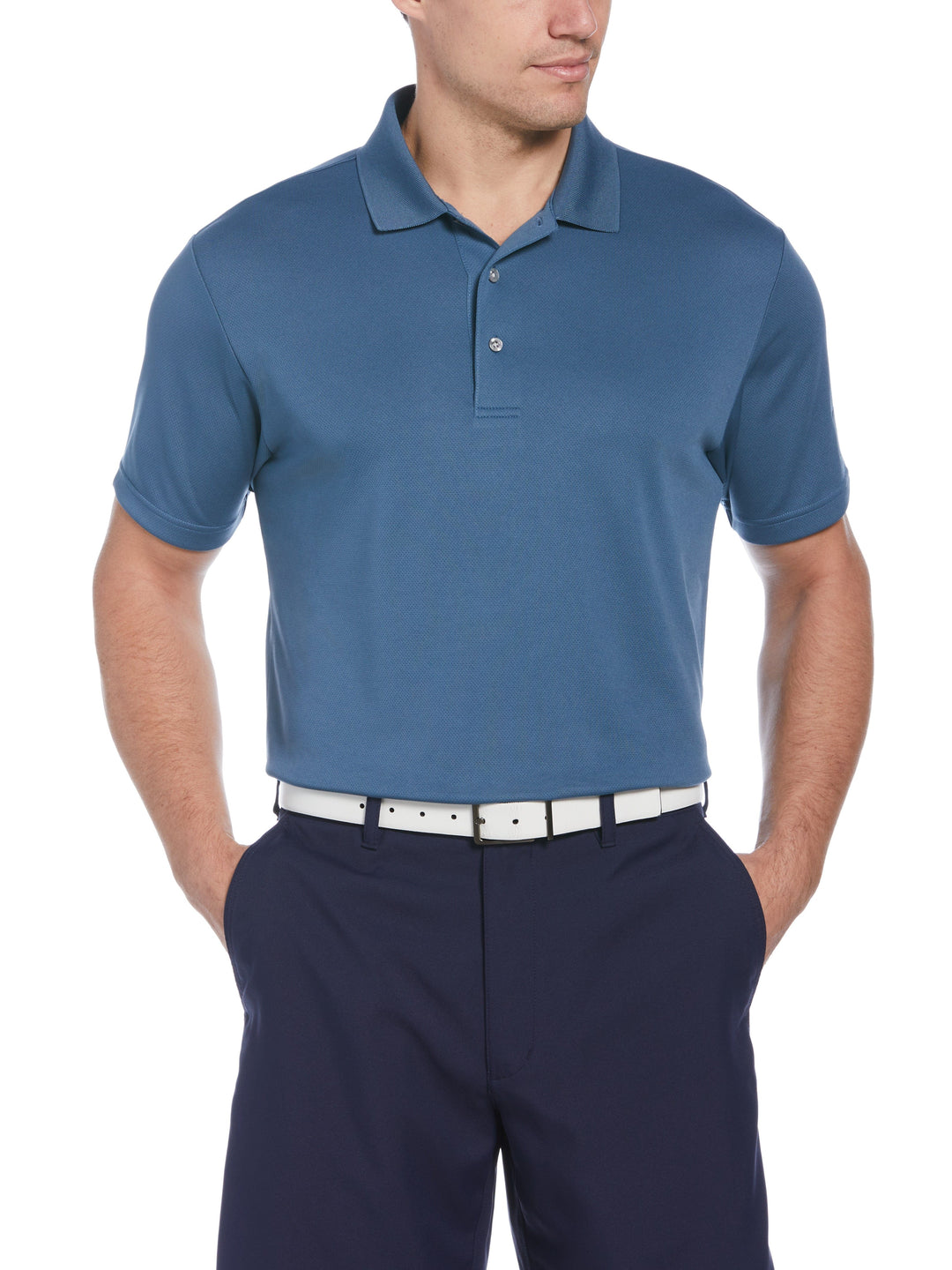AirFlux™ Solid Golf Polo (Real Teal) 