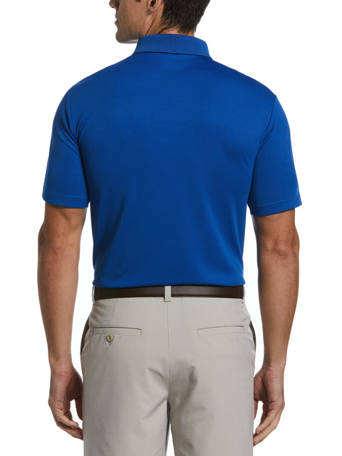 Airflux Solid Mesh Golf Polo (Nautical Blue) 