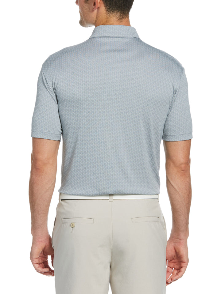 Men's All Over Geo Jacquard Polo