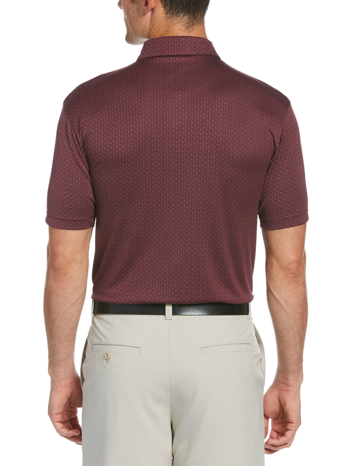 Men's All Over Geo Jacquard Polo