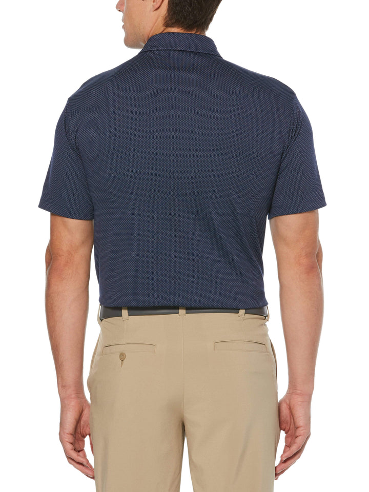 Men's All Over Mini Diamon Jacquard Polo