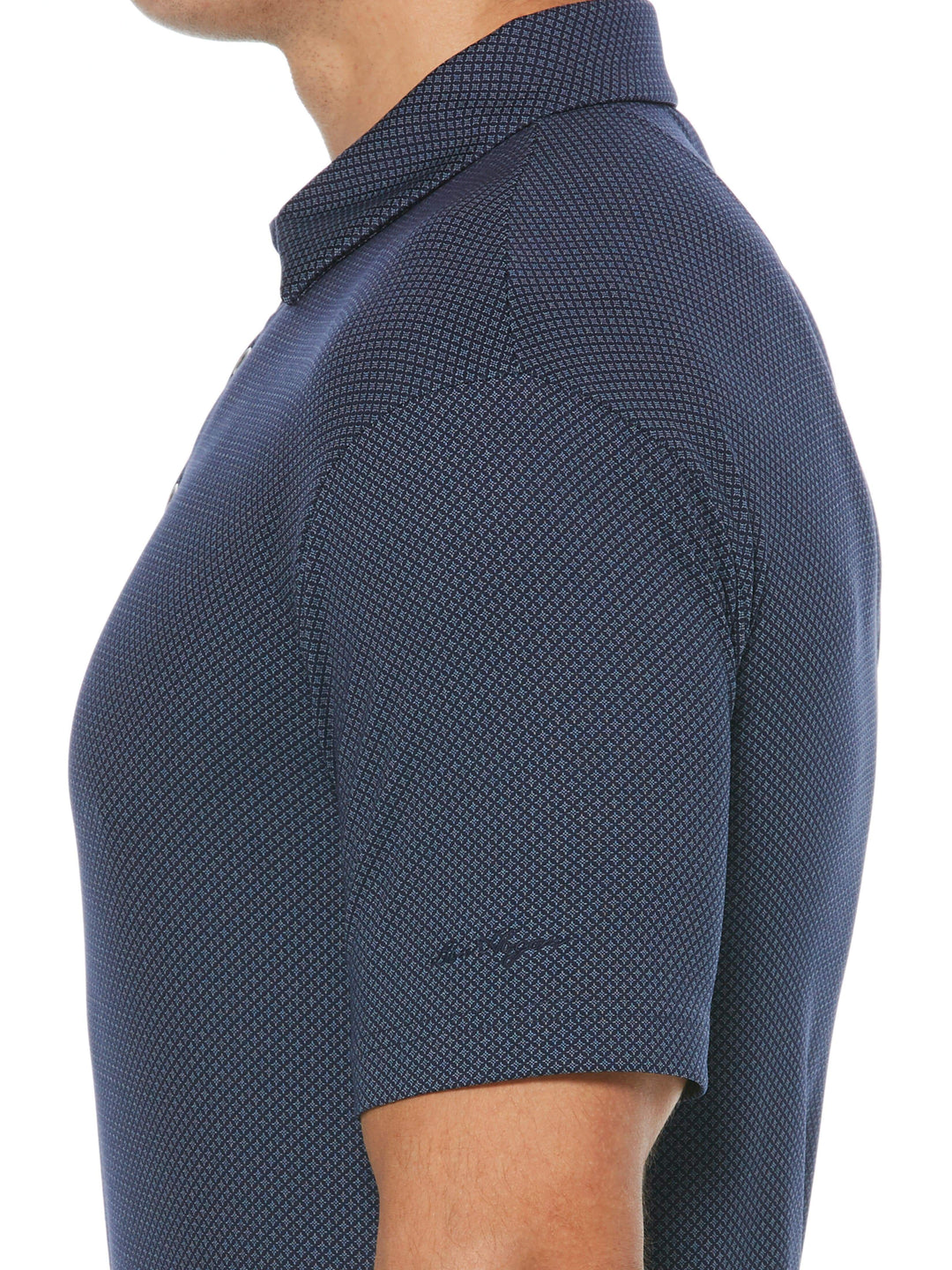 Men's All Over Mini Diamon Jacquard Polo