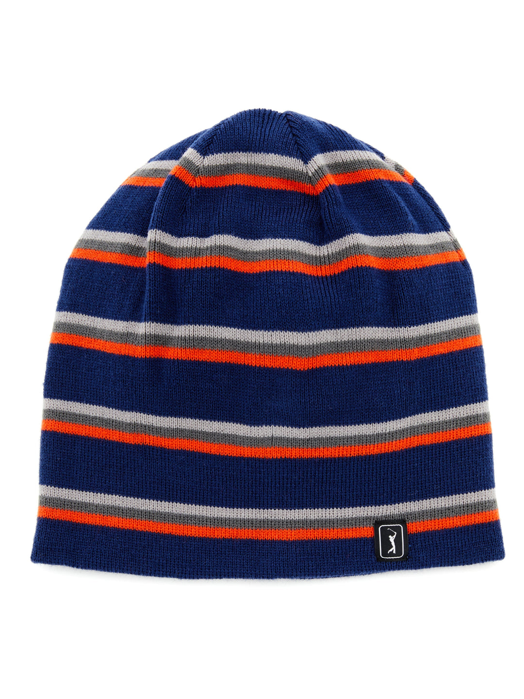 All-Over Striped Golf Beanie (Blueprint) 