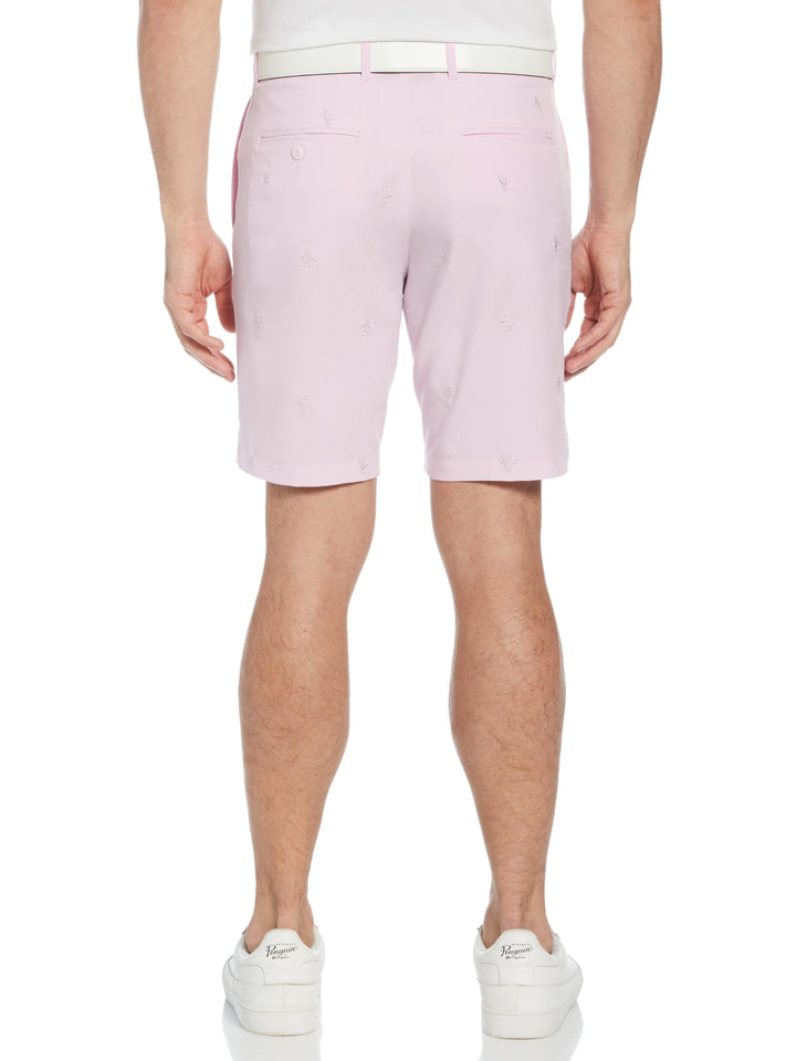 Men's Allover Embroidered Pete 9" Golf Short
