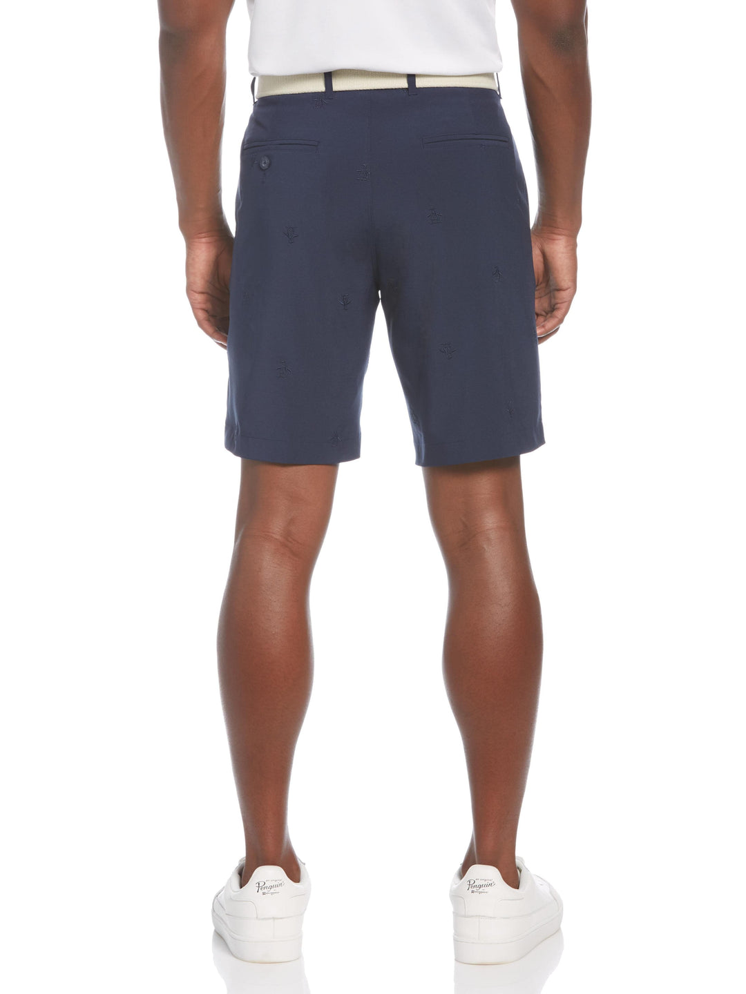 Men's Allover Embroidered Pete 9" Golf Short
