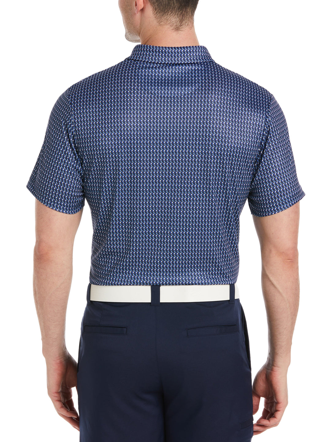 Men's Americana Boats Print Golf Polo