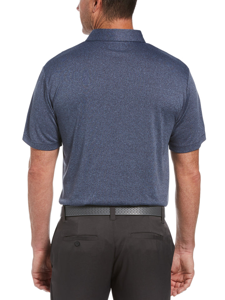 Men's Assymetrical Printed Polo