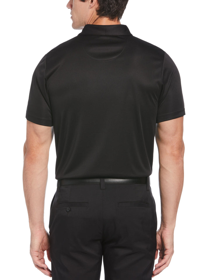 Men's Asymmetric Print Golf Polo