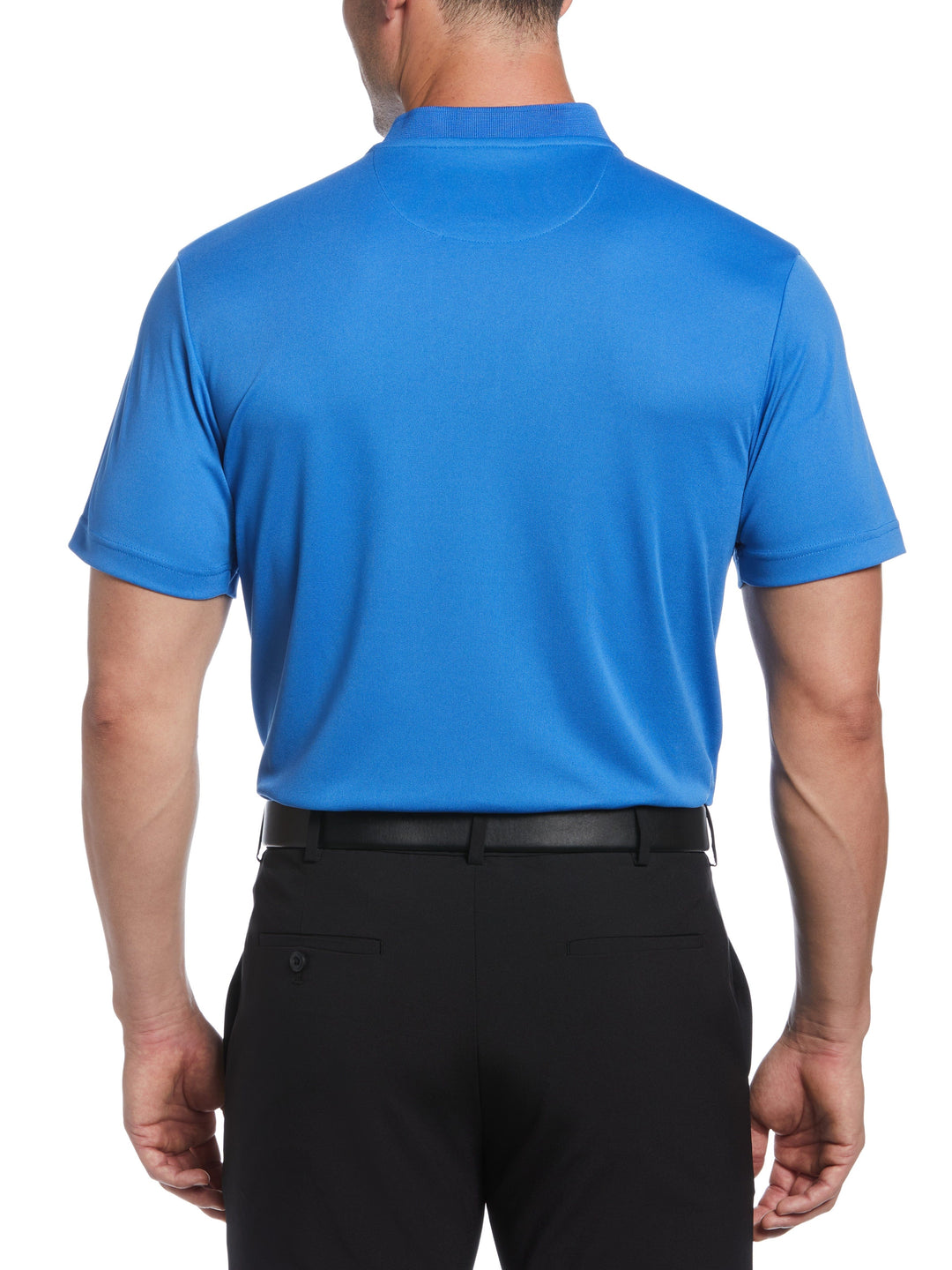 Baseball Collar Pique Golf Polo (Super Sonic) 