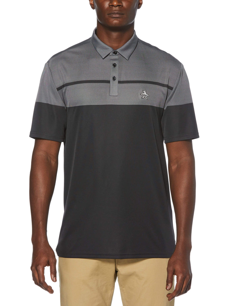 Men's Birdseye Block Golf Polo