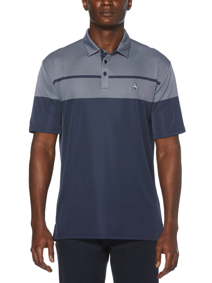 Men's Birdseye Block Golf Polo