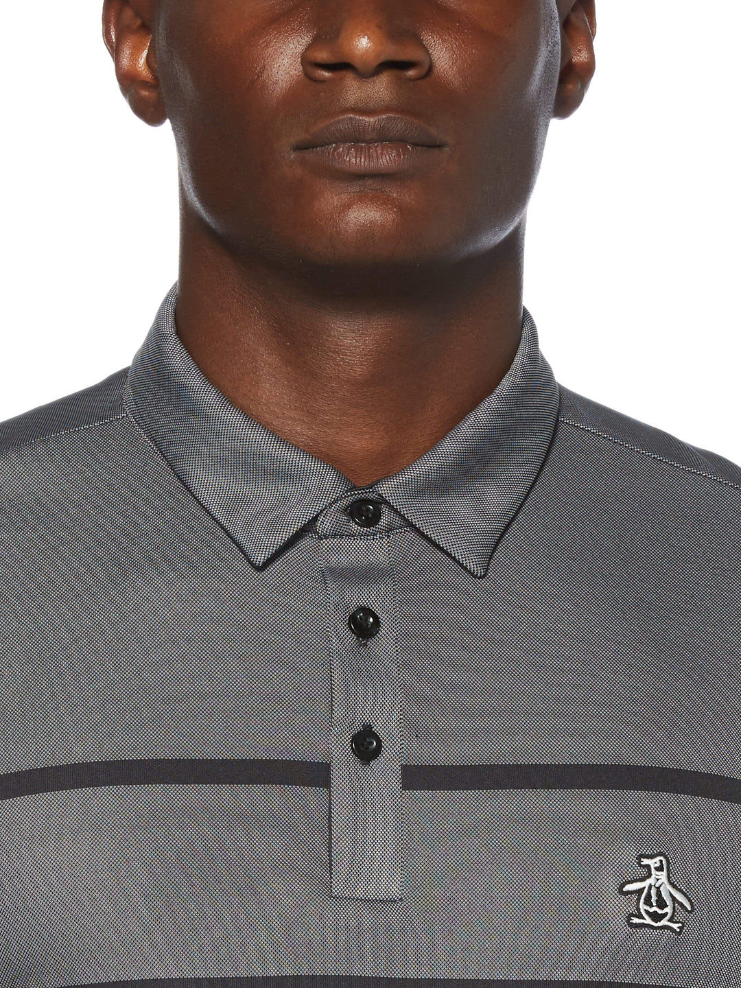 Men's Birdseye Block Golf Polo