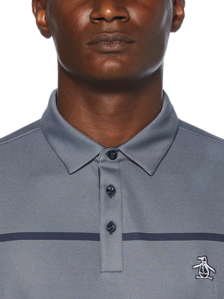 Men's Birdseye Block Golf Polo