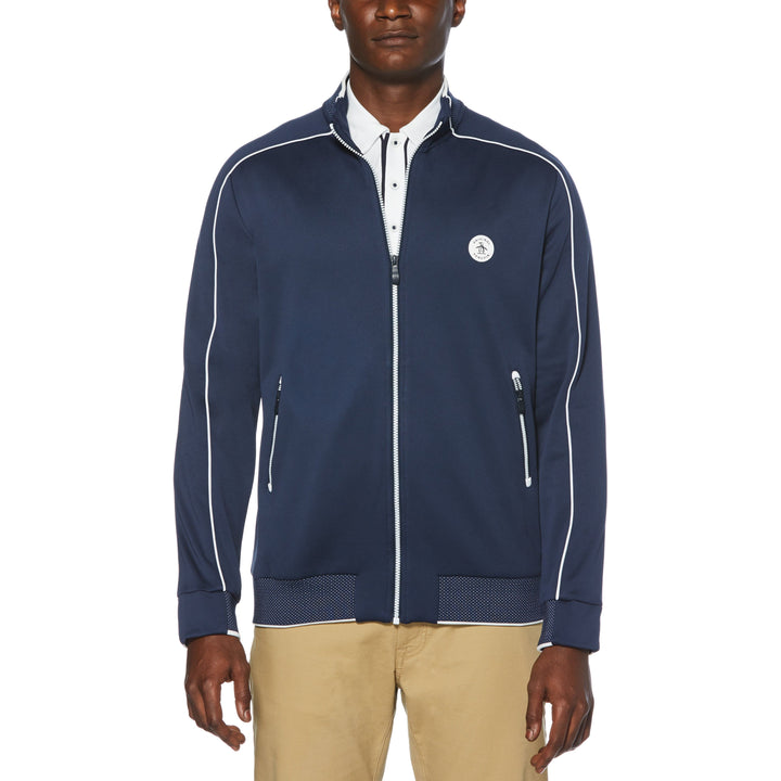 Birdseye View Golf Track Jacket (Black Iris) 
