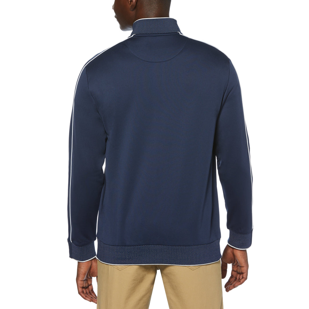 Birdseye View Golf Track Jacket (Black Iris) 