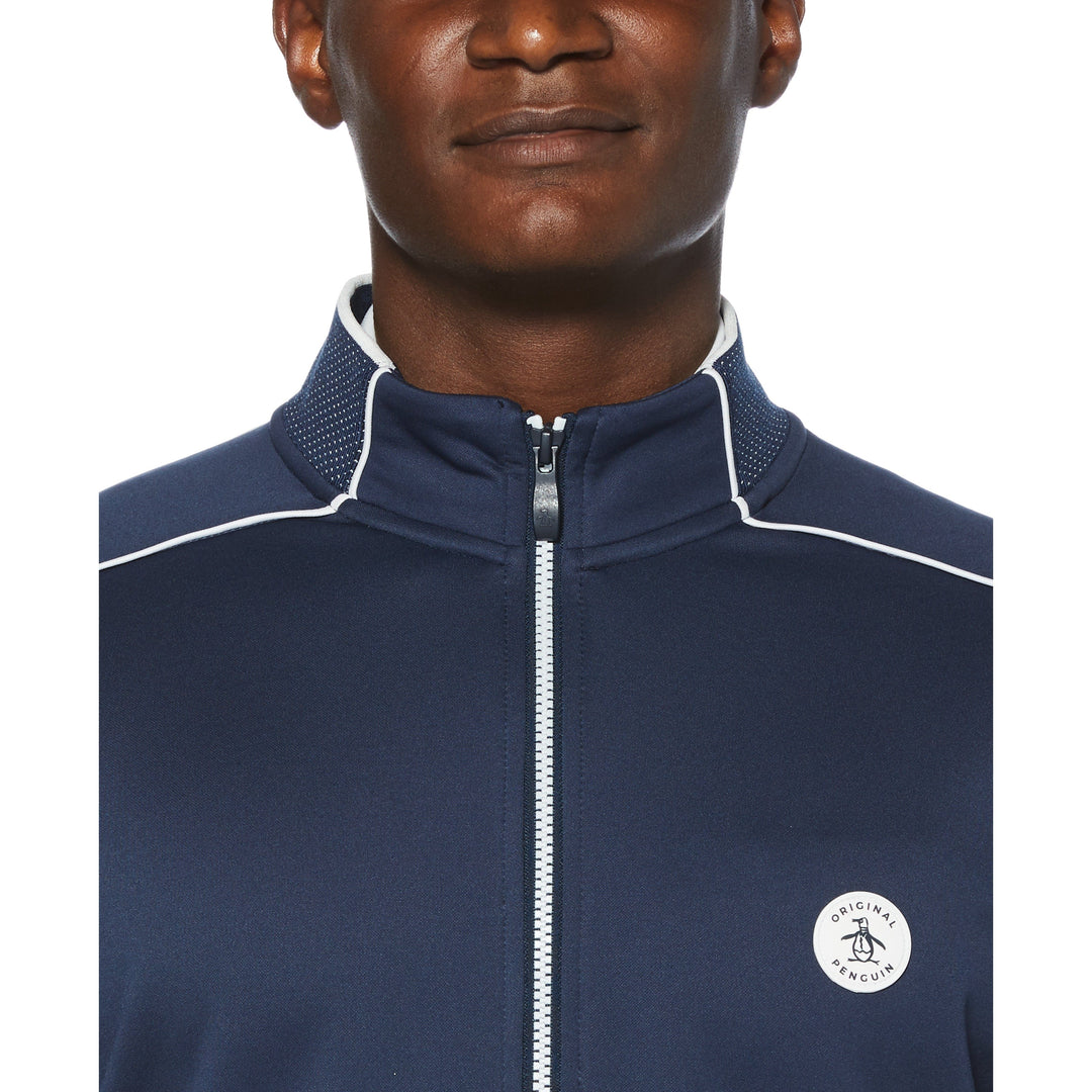 Birdseye View Golf Track Jacket (Black Iris) 