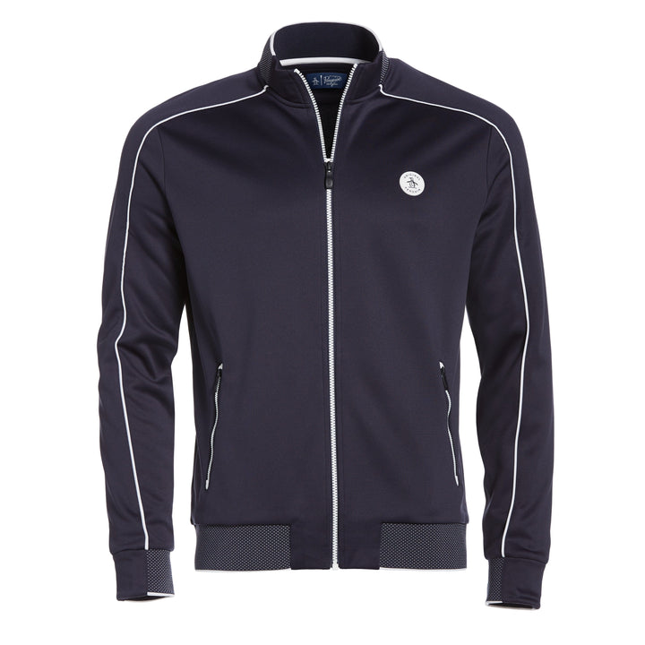 Birdseye View Golf Track Jacket (Black Iris) 
