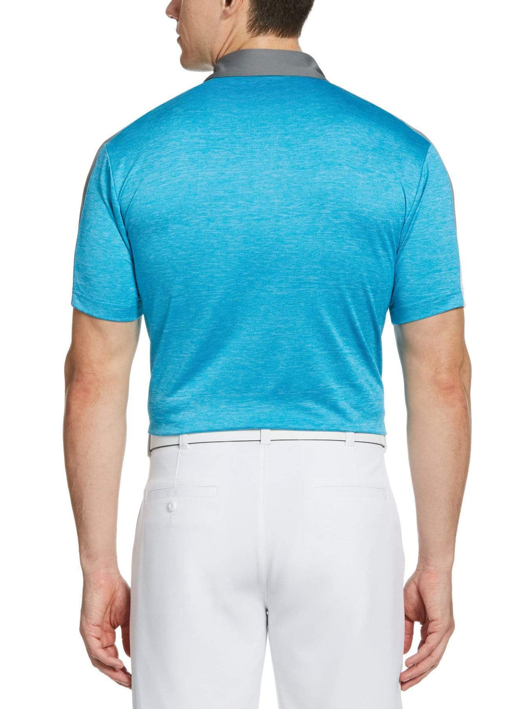 Men's Block Heather Polo