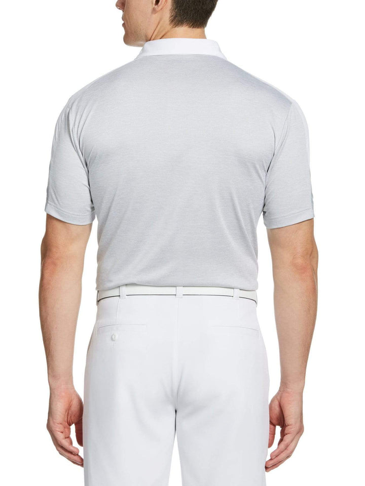 Men's Block Heather Polo