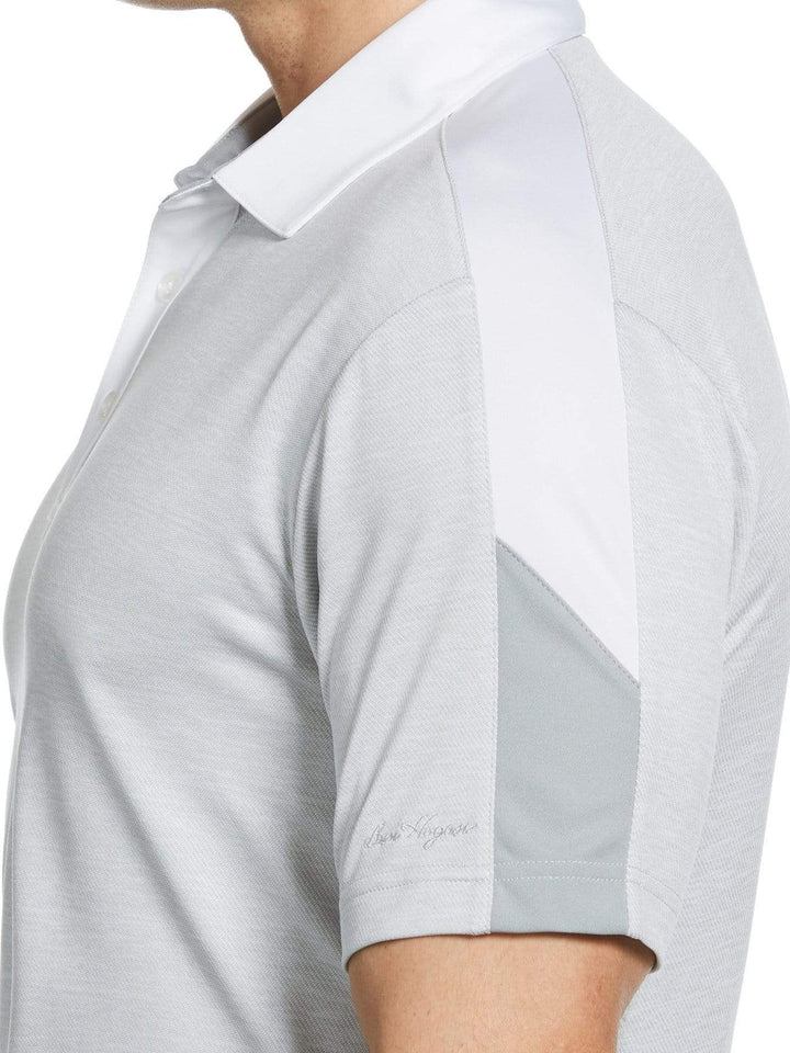 Men's Block Heather Polo