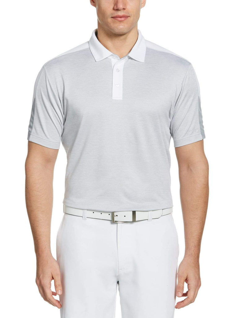 Men's Block Heather Polo