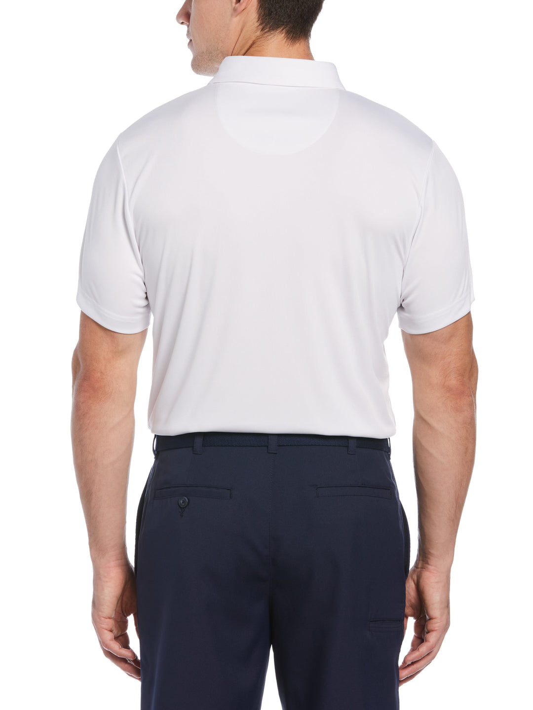 Men's Blocked Stripe Golf Polo
