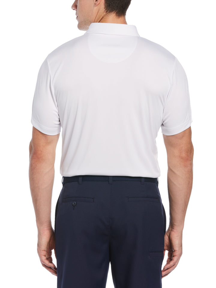 Men's Blocked Stripe Golf Polo