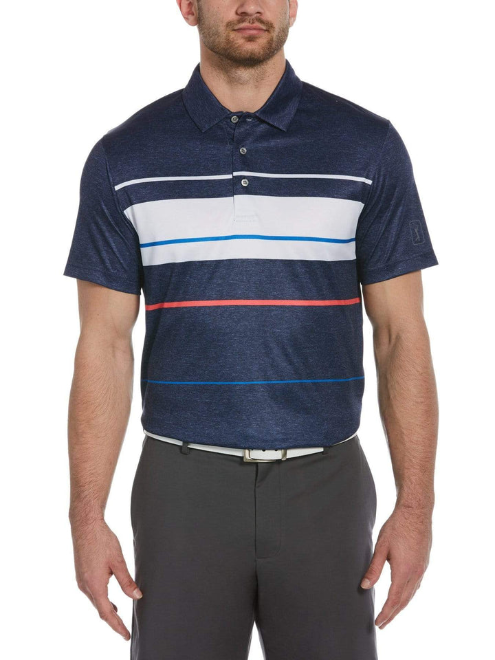 Men's Bold Block Print Golf Polo