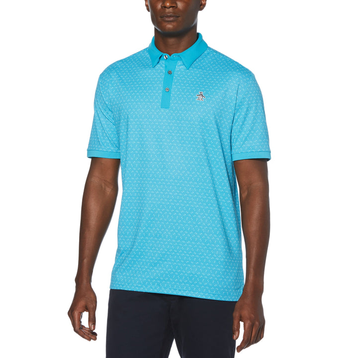 Bow-Tie Dobby Golf Polo (Caribbean Sea) 