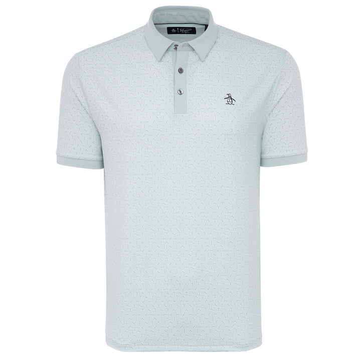 Bow-Tie Dobby Golf Polo (Pearl Blue) 