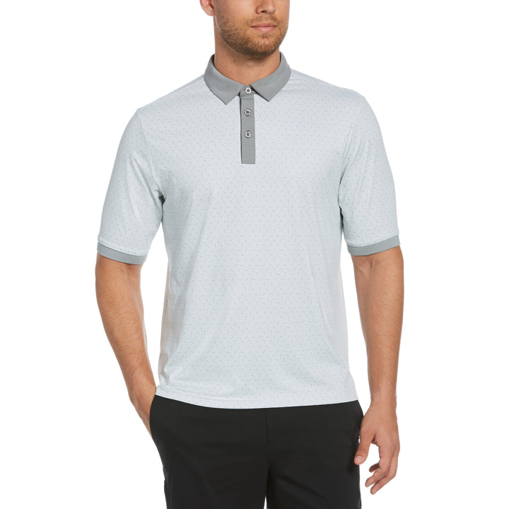 Bow-Tie Dobby Golf Polo (Pearl Blue) 