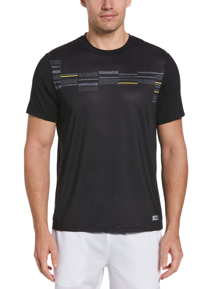 Broken Chest Print Tennis Tee (Caviar) 