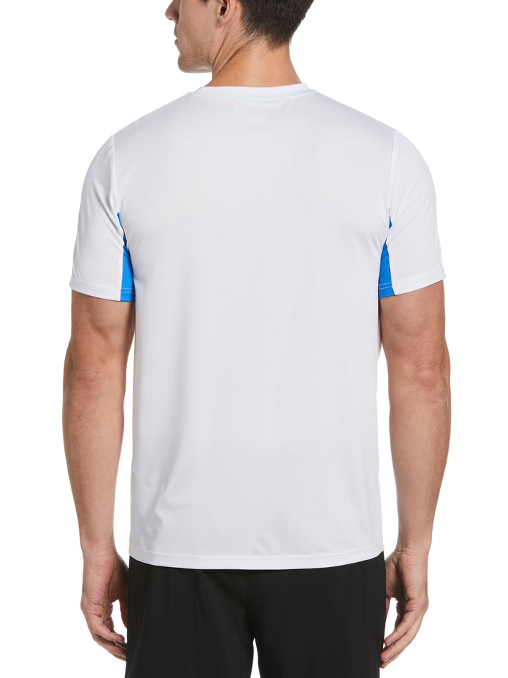 Broken Chest Print Tennis Tee (Bright White) 