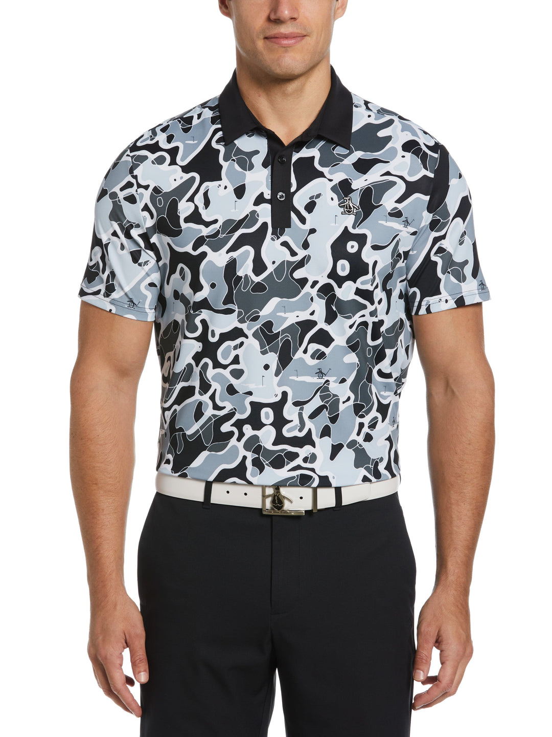 Men's Bunker Print Golf Polo Shirt