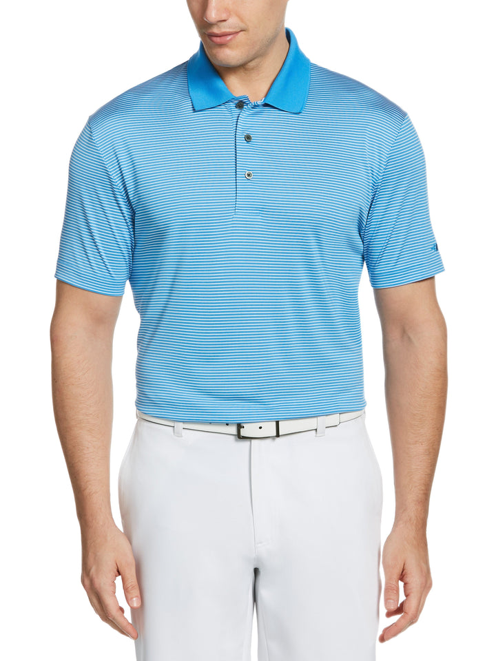 Men's Championship Stripe Polo With Rib Polo