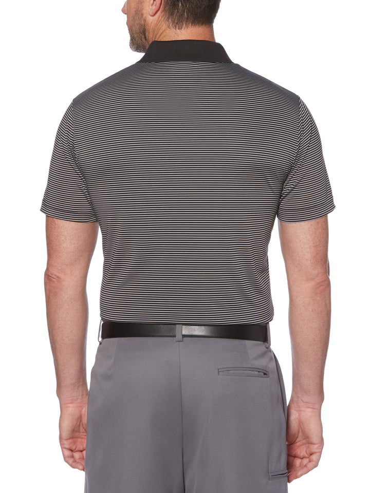 Men's Championship Stripe Polo With Rib Polo