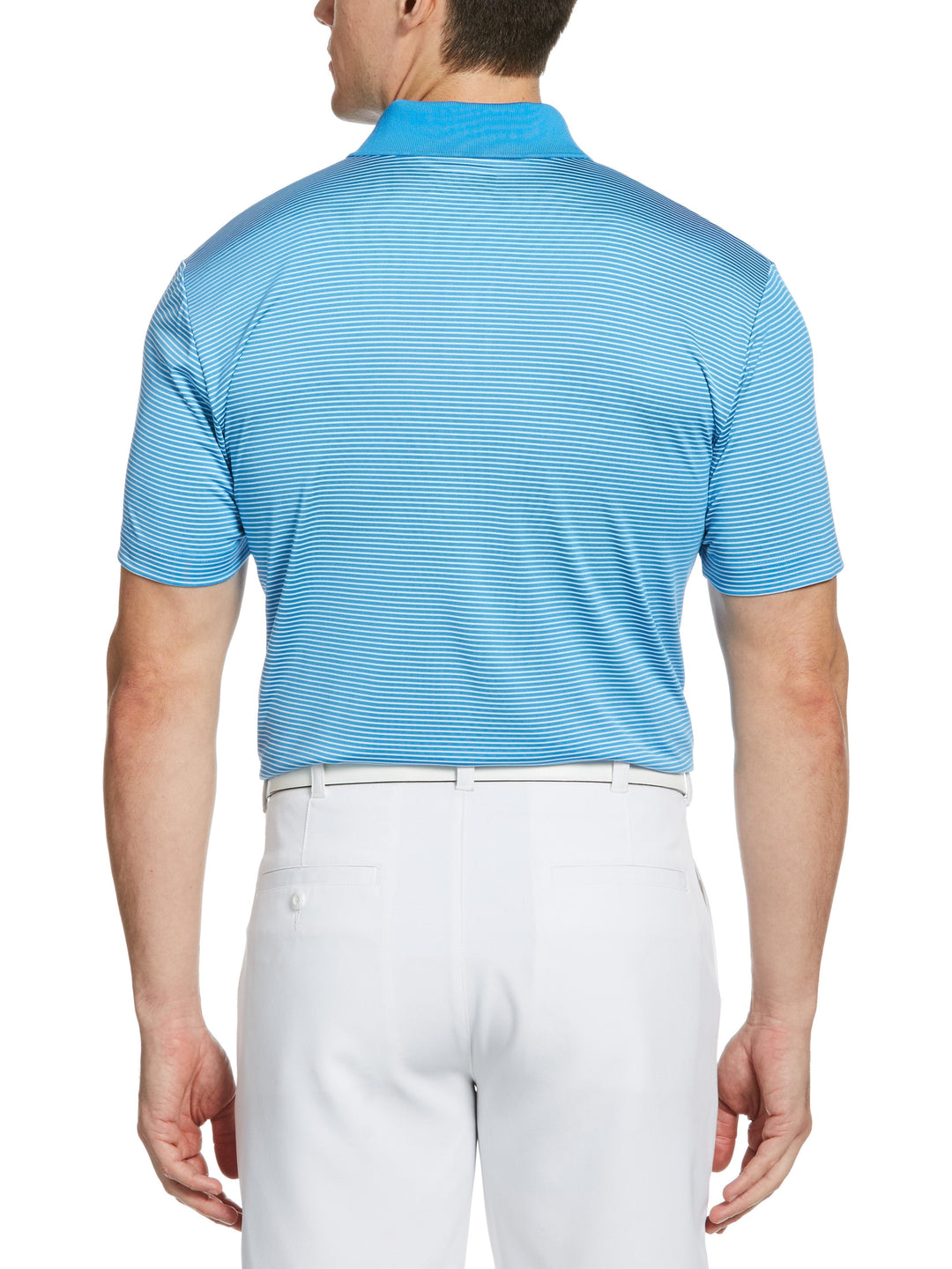 Men's Championship Stripe Polo With Rib Polo