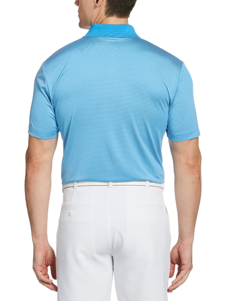 Men's Championship Stripe Polo With Rib Polo