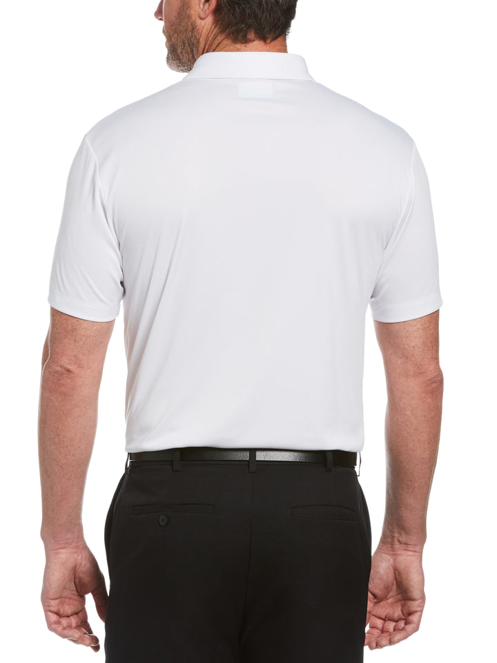 Men's Chest Block Golf Polo with Piping