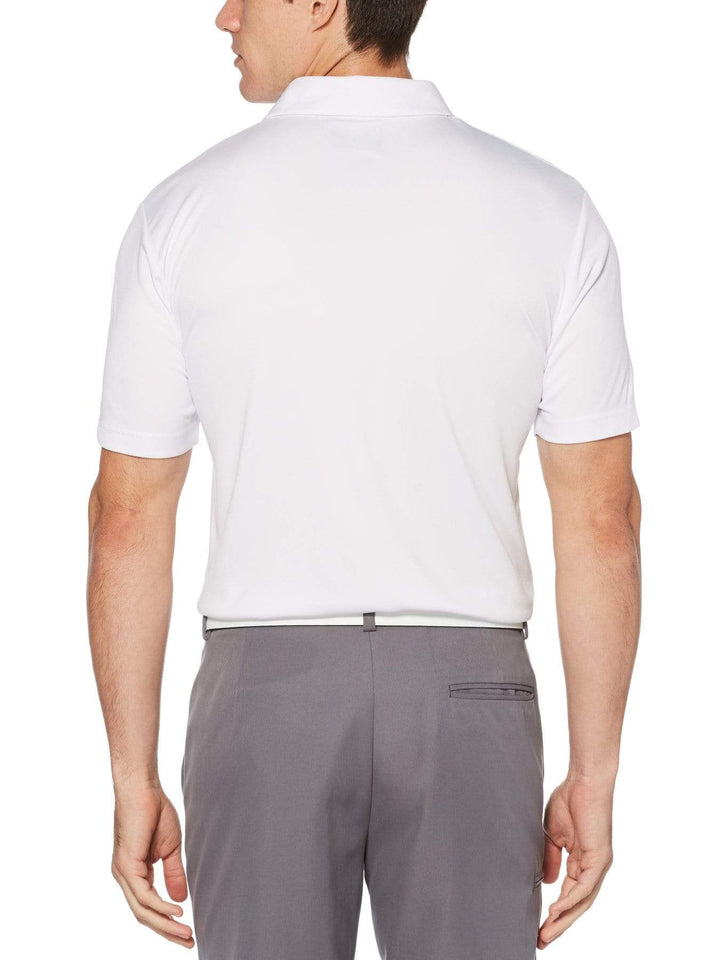 Men's Chest Print Short Sleeve Golf Polo