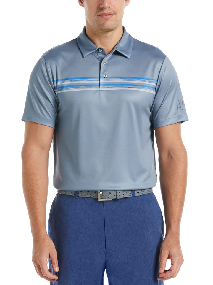 Chest Stripe Golf Polo (Tradewinds) 
