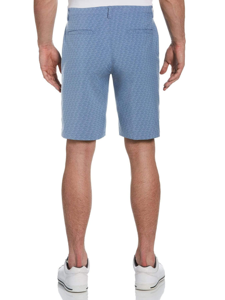 Men's Club Herringbone Print Golf Short