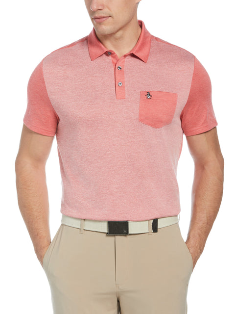Men's Color Block Golf Polo