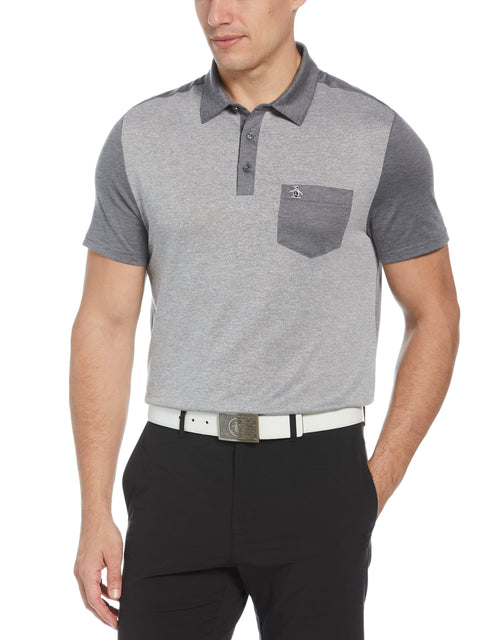Men's Color Block Golf Polo