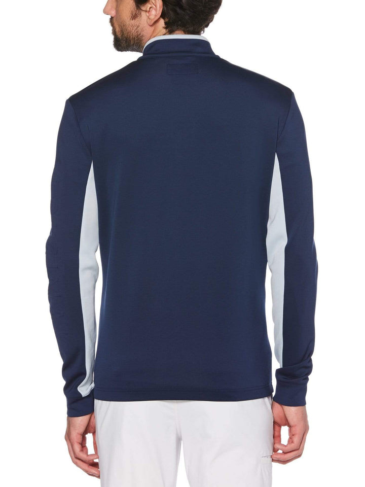 Men's Color Block Quarter Zip Golf Pullover
